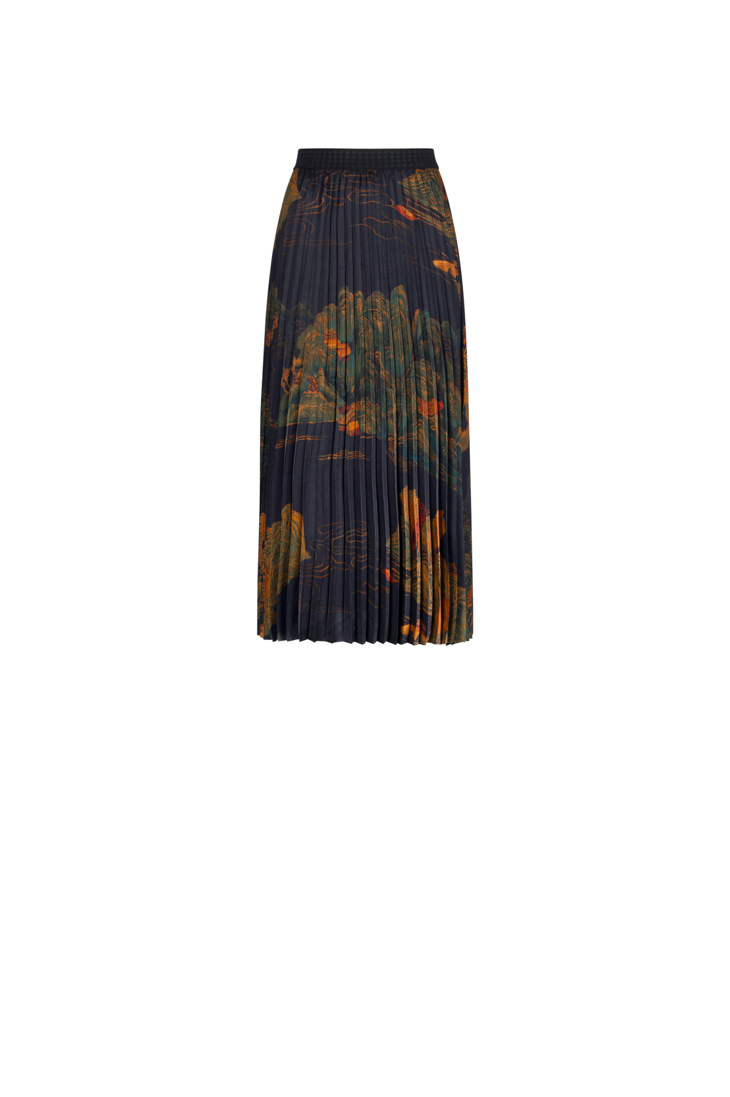 Landscape Serena Accordion Pleated Midi Skirt