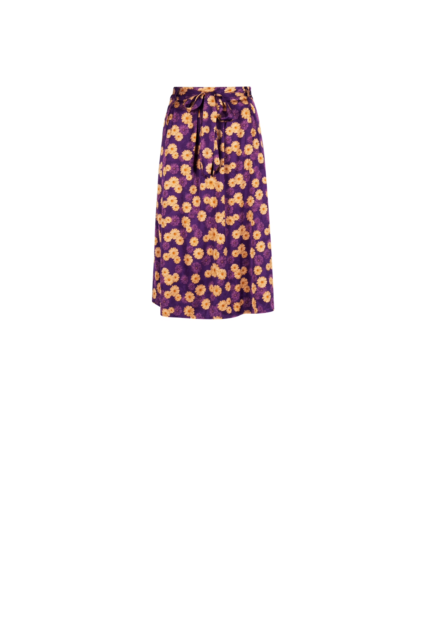 Purple Daisy Printed Susanna Skirt