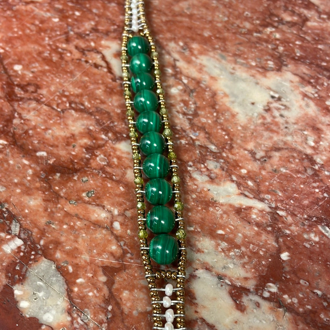 Essentiel Malachite Bracelets