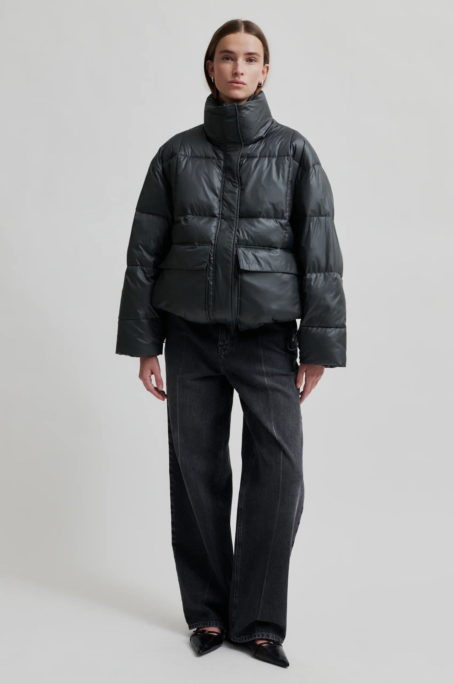 Gale Padded Jacket in Volcanic Ash