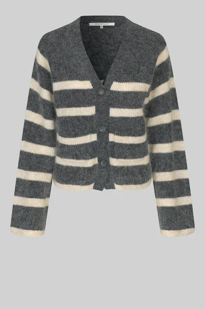 Ovalis Knit Wide Sleeve Cardigan in Volcanic Ash