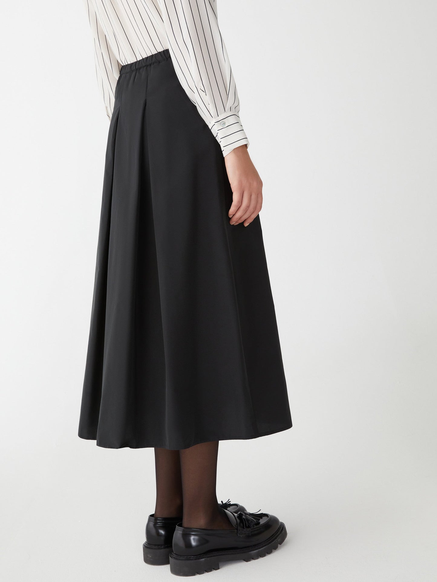 Dada Black A-Line Skirt