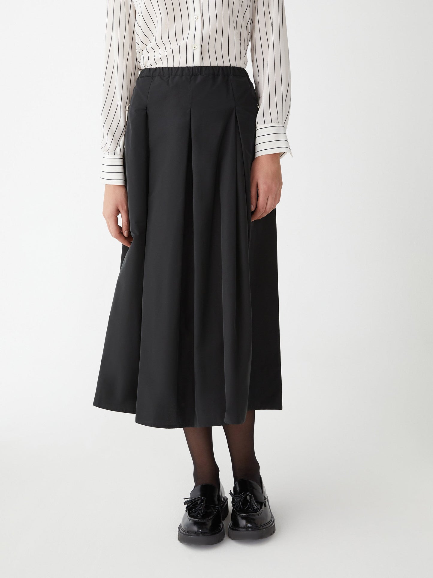 Dada Black A-Line Skirt