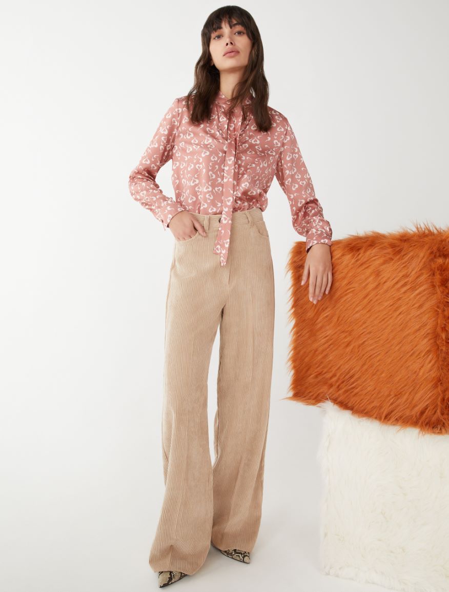 Camel Long Leg Cords Trouser