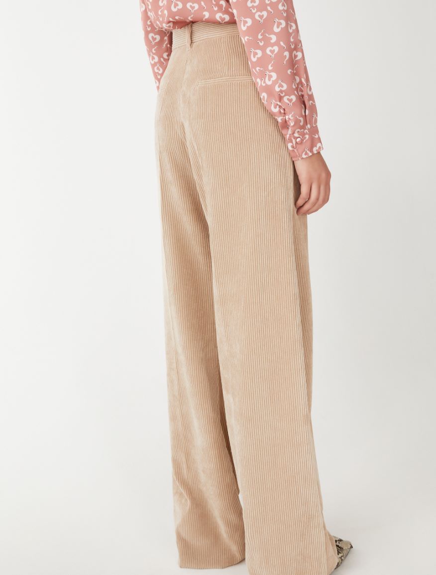 Camel Long Leg Cords Trouser