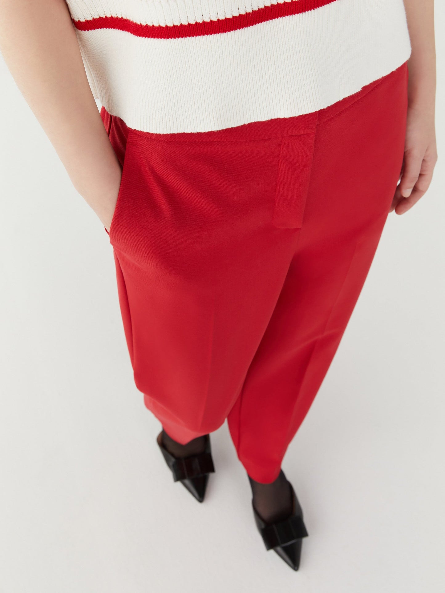 Ebrien Elastic Waisted  Trousers