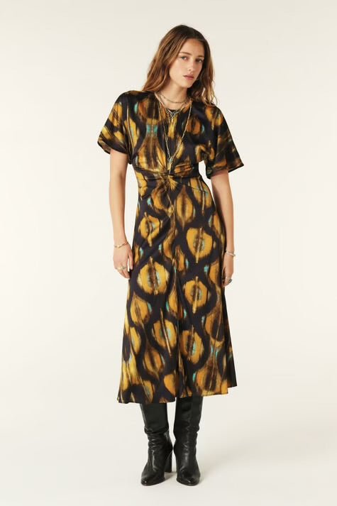 Ba&Sh Soleil Printed Dress