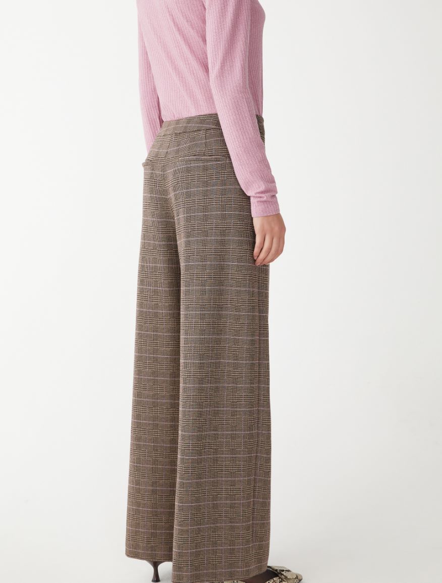 Apache  Check Trouser in Brown