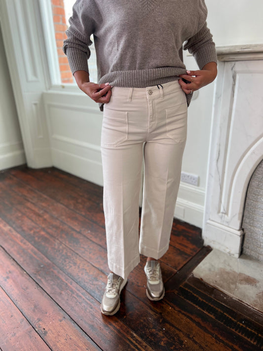 Miru 6/8 Cotton Bistretch Jeans Available in 2 Colours