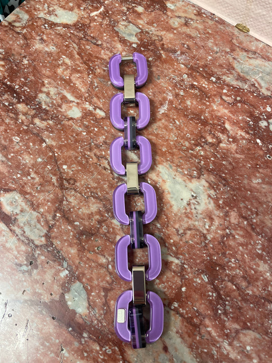 Lilac and Grey Bracelet