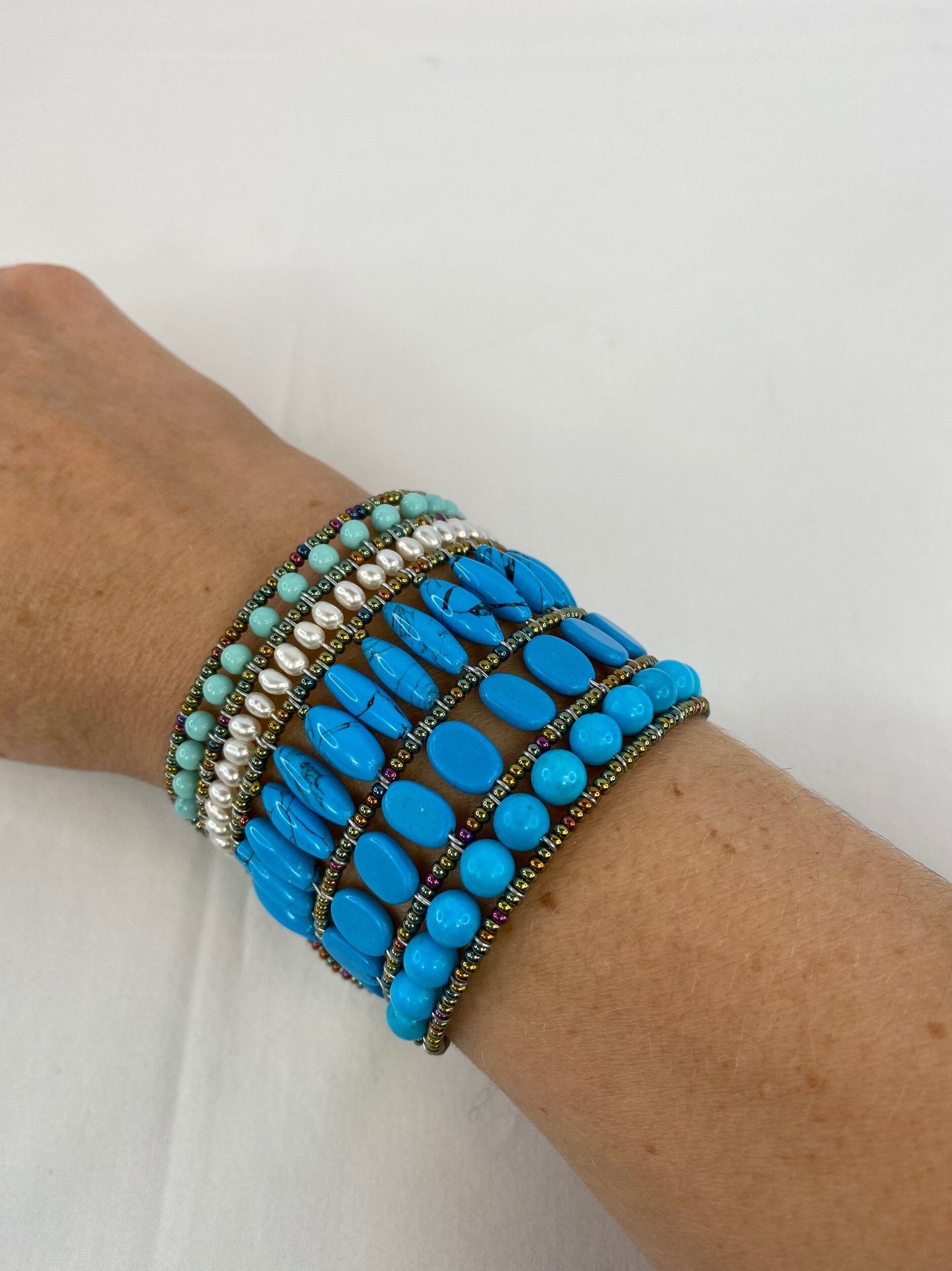 Monocromo Blue Turquoise Bracelet