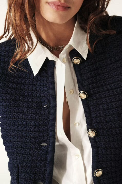 Gaspard Cardigan With Gold Buttons