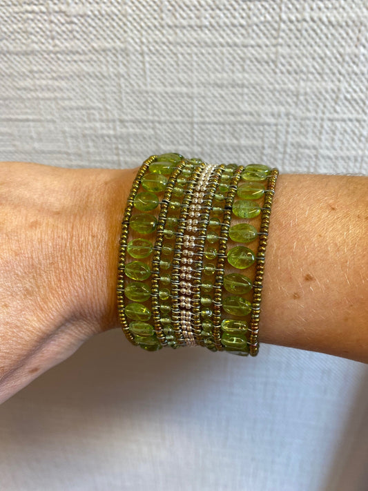 Translucide Peridot Bracelet