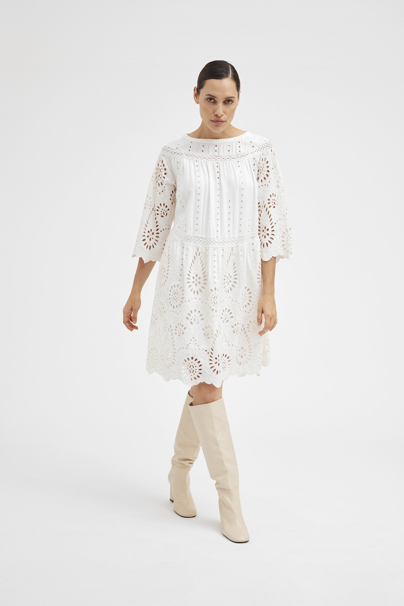 White Short Tunic Dress