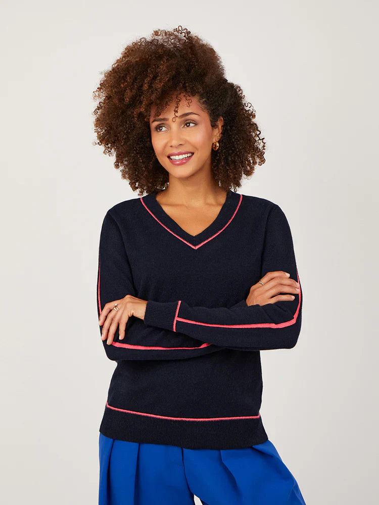 Madison V Neck Sweater in 2 Colours