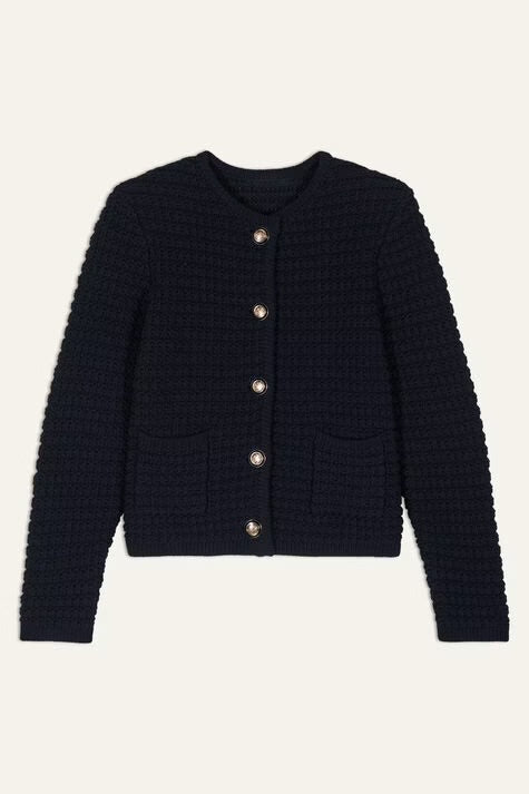 Gaspard Cardigan With Gold Buttons