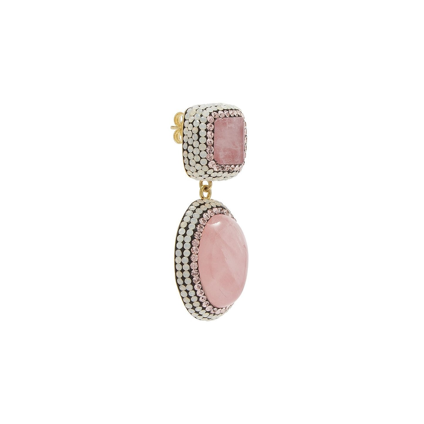 Rose Quartz Earrings