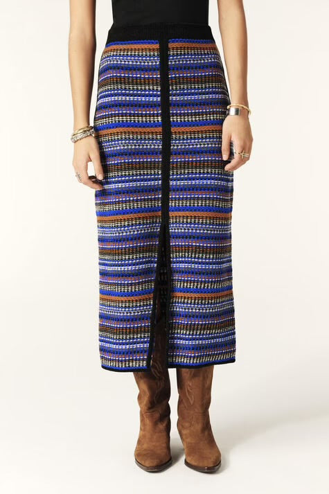 Ba&Sh Flame Knit Skirt