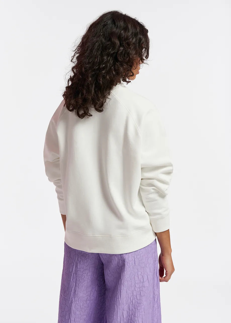 Gindi Heart Sweatshirt Cream