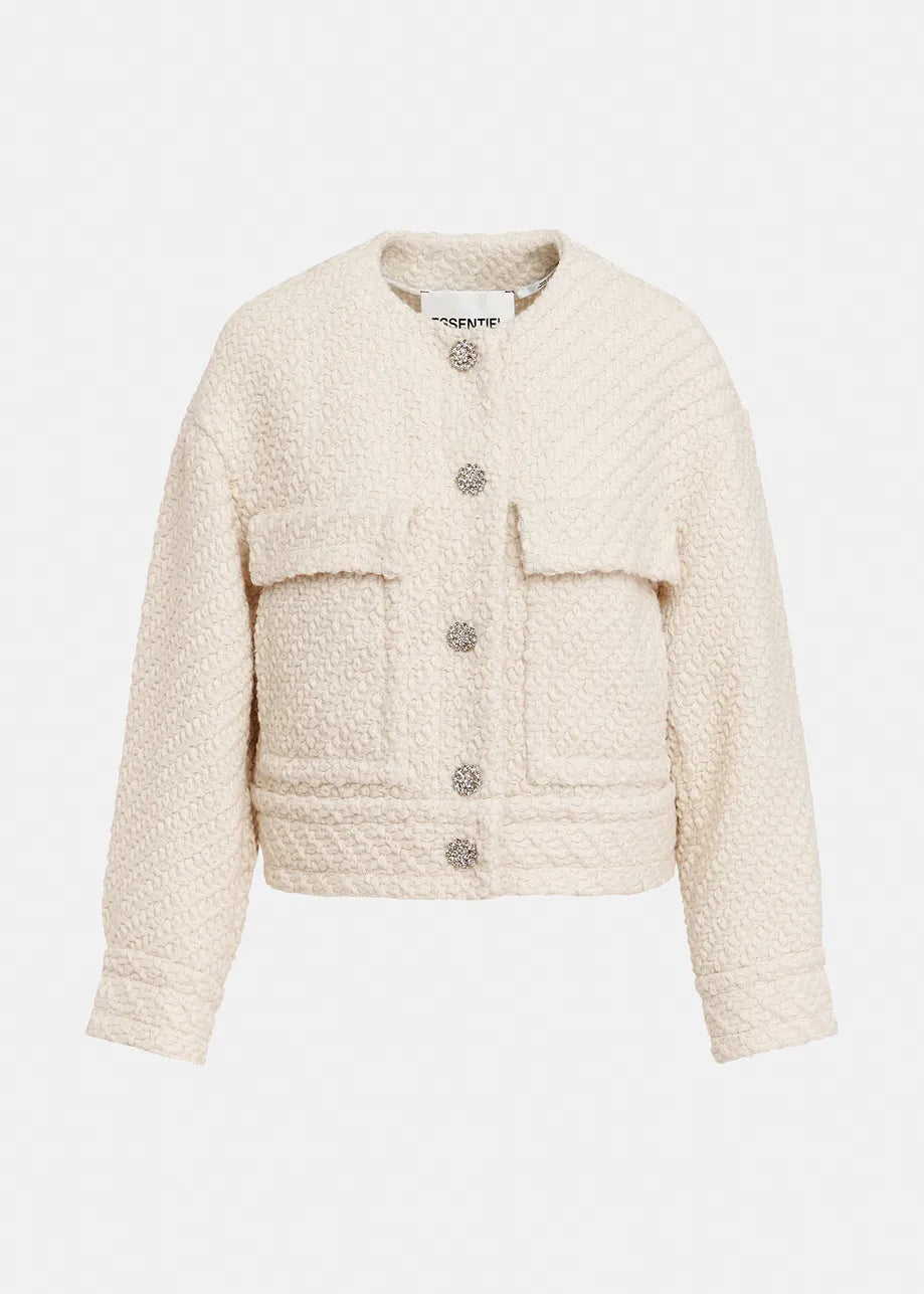 Gouveau Cropped Jacket Off White