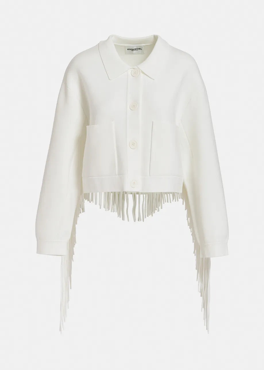 Gou Fringe Knitted Jacket