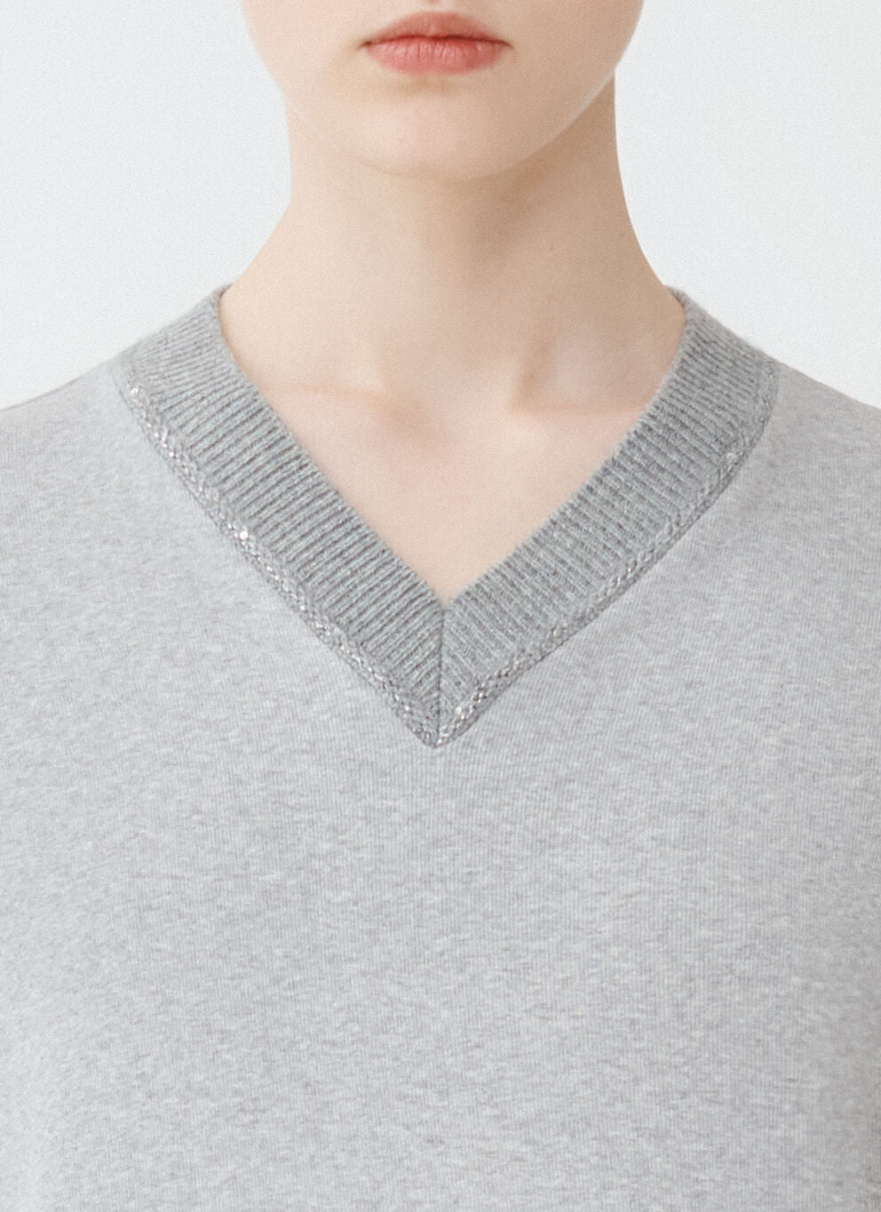 Jersey T-Shirt in Pebble Grey