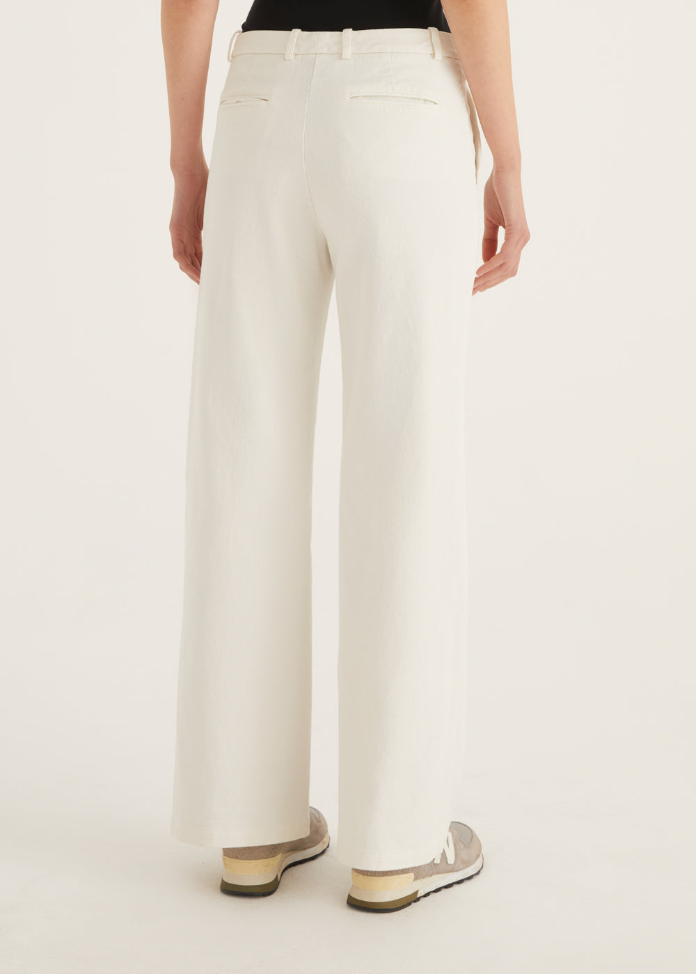 Wide Leg Cotton Trousers Available in 2 Colours