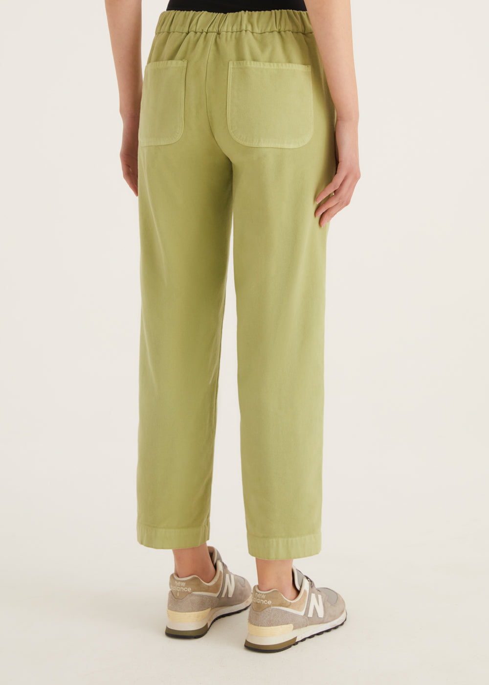 Lime Green Straight Leg Trousers