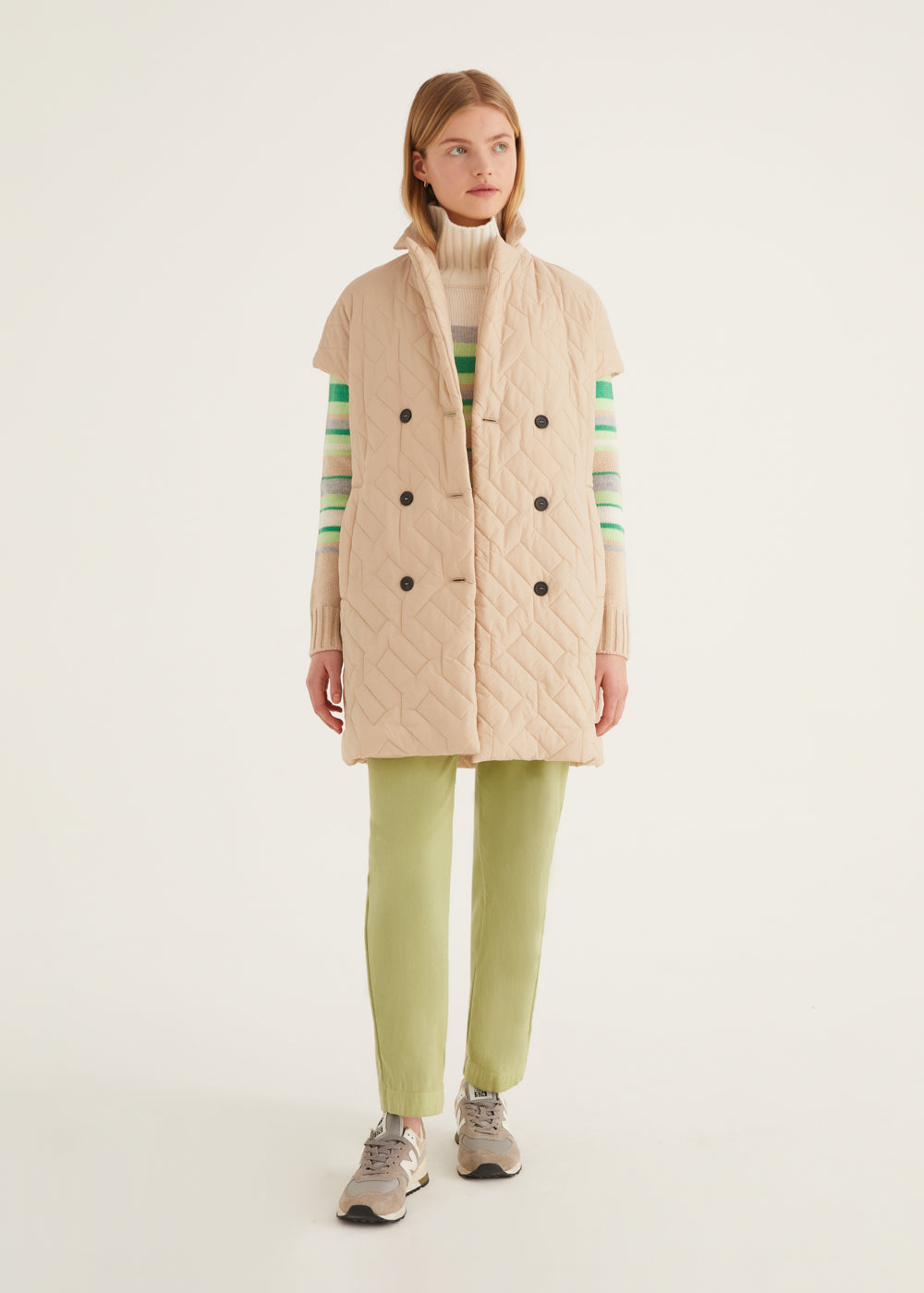 Lime Green Straight Leg Trousers