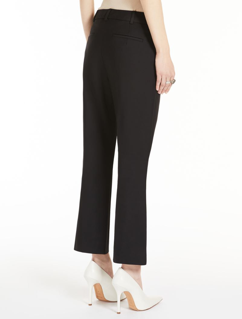 Asiago Stretch Cotton Trouser Black