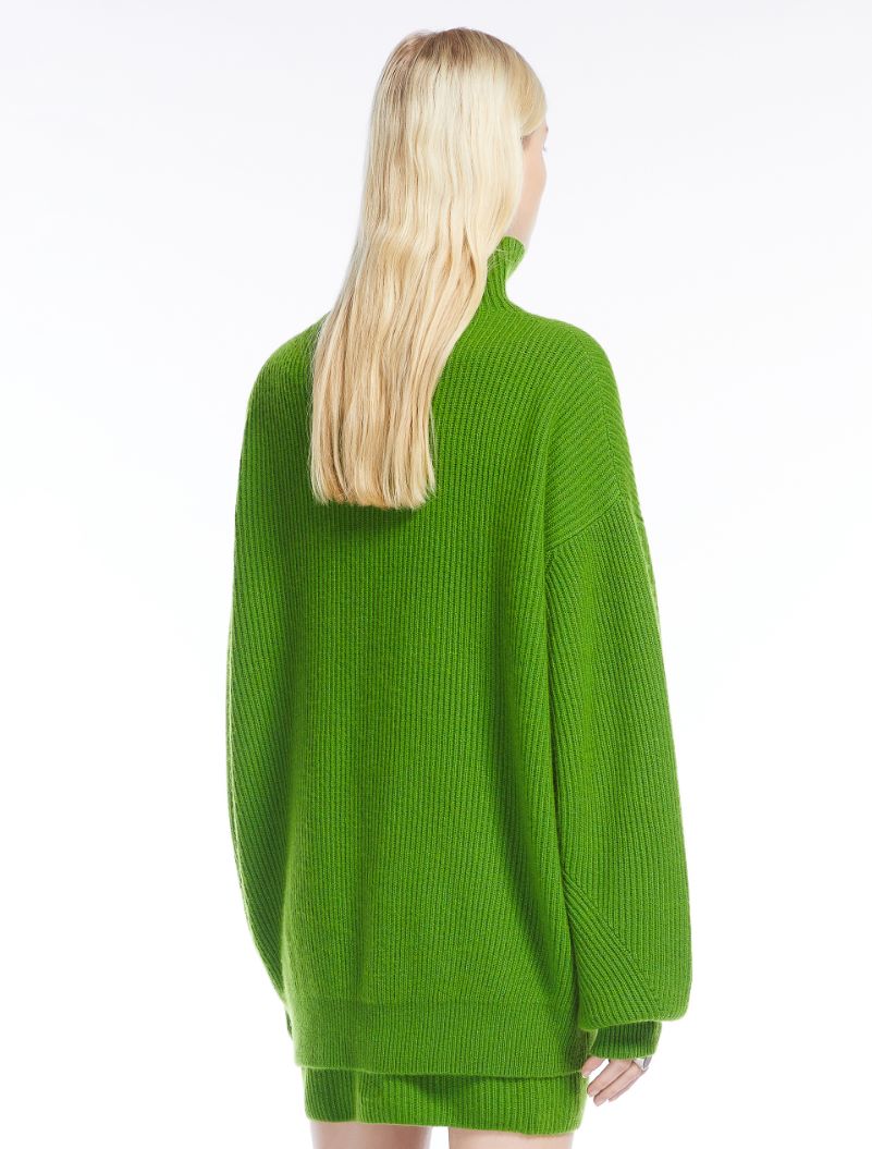 Veliero Green Polo Neck Jumper