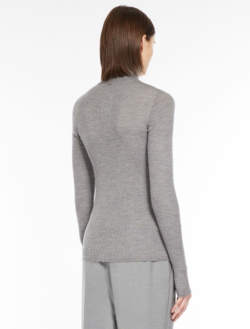 Flavia GreyPolo Neck Knit