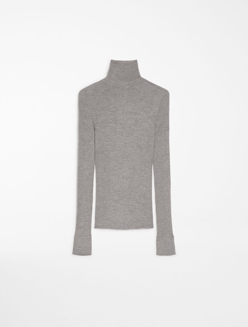 Flavia GreyPolo Neck Knit