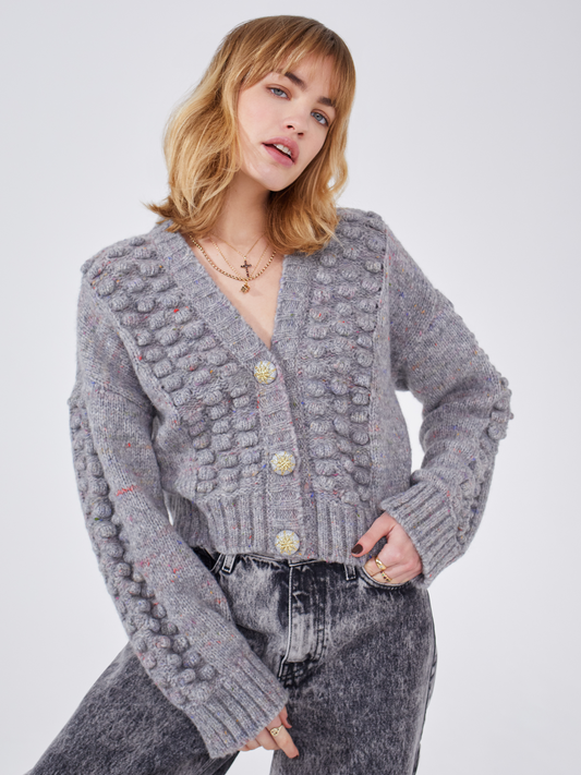 Alpaca Bobble Cardigan