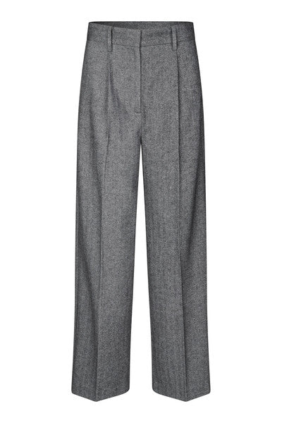 Waleria Trouser in Charcoal Tweed