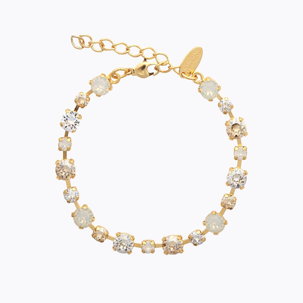 Calanthe Bracelet Gold White Combo