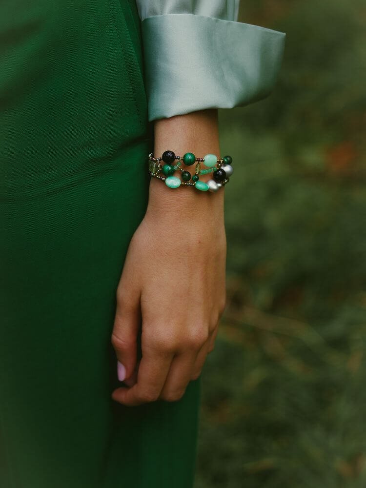 Shinju Green Bracelet