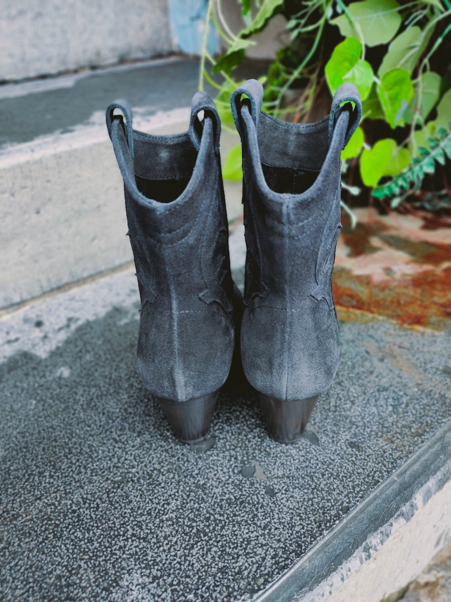 Casey Suede Boots Carbone Colour