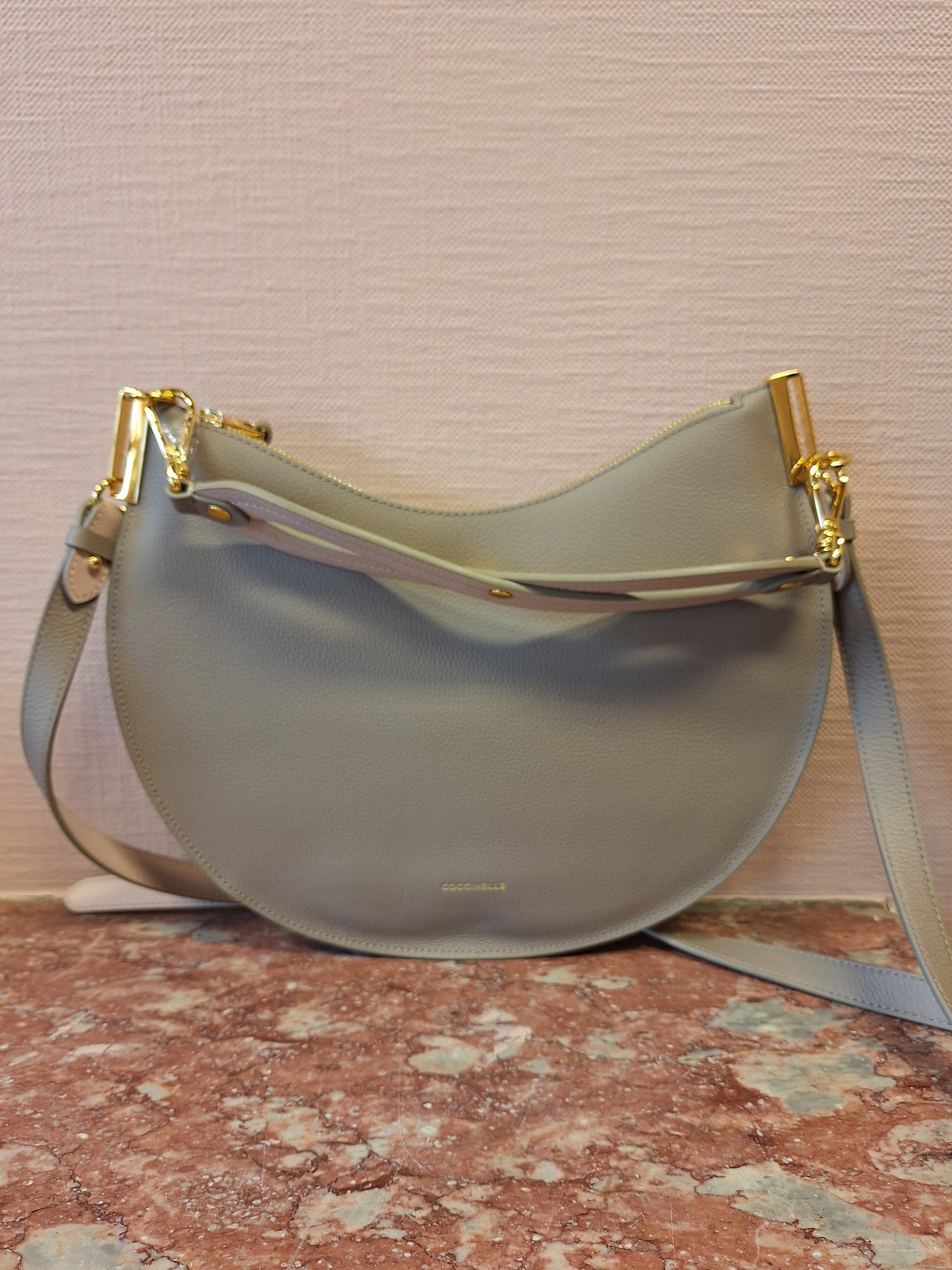 Handbag Grained Leather Malory