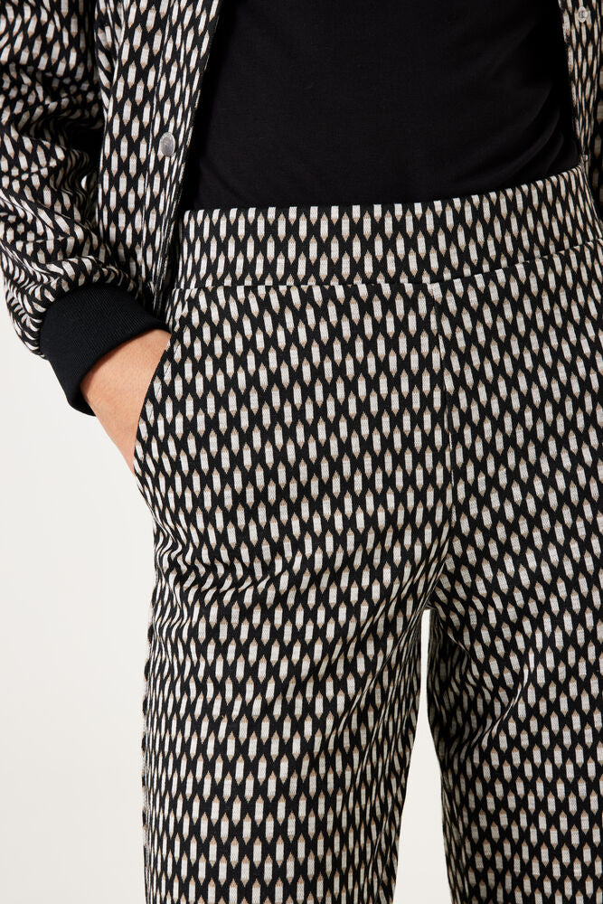 Black & White Print Pants