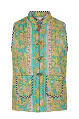 Bohemian Hindi Sleeveless Jacket